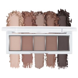 JUAAZIN 5 Colors Matte Eyeshadow Makeup Palette, 5 Natural Creamy coffee Colors Eyeshadow, Looks for Women Velvety Matte Finish Long Wearing Waterproof Professional Daily Eye Makeup 06#