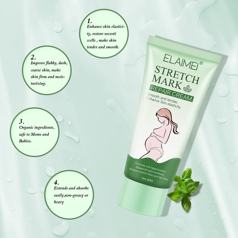 Stretch Marks Cream Prevent and Reduce Stretch Marks Pregnancy Safe