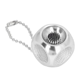 Billiards Pool Cue Tip Repair Tool Billiard Cue Accessories Trimmer Burnisher Shaper Tapper with Metal Hanging Rope Silver
