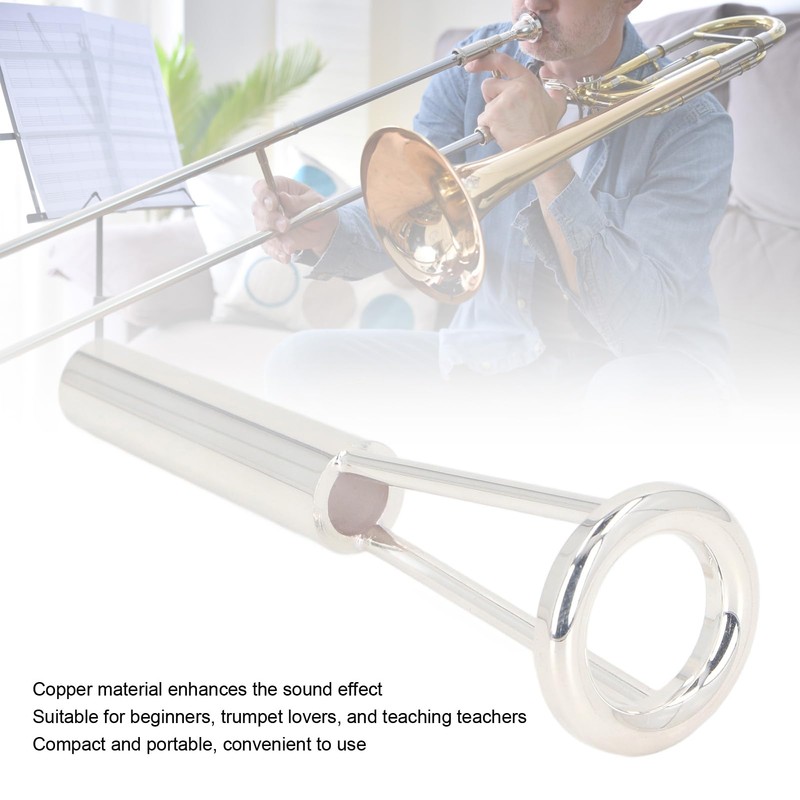 Mouth Shape Corrector Strength Trainer Hollow Neck Trumpet Trombone Mouthpiece