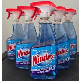 Shine 6 Windex Glass and Window Cleaner Spray Bottle, Ammonia Free 23 Fl Oz  Shine