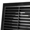 ECOPRO VENT Black 4'' Inch Ventilation Grille - Inside/Outside use