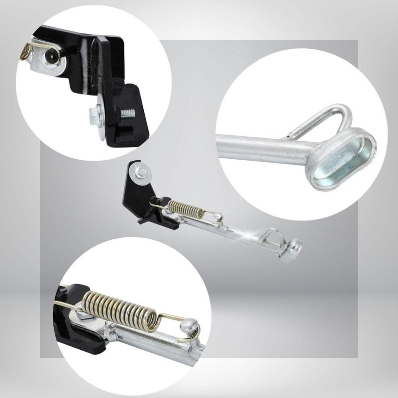 Honda Zoomer AF58 Side Stand Silver Chrome Plated