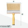 Bates- Deck Stain Brush, 6 Inch, Stain Brushes for Wood,