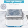 Alyvisun, Soap Dispenser Kitchen, Dish Soap Dispenser with Sponge Holder,