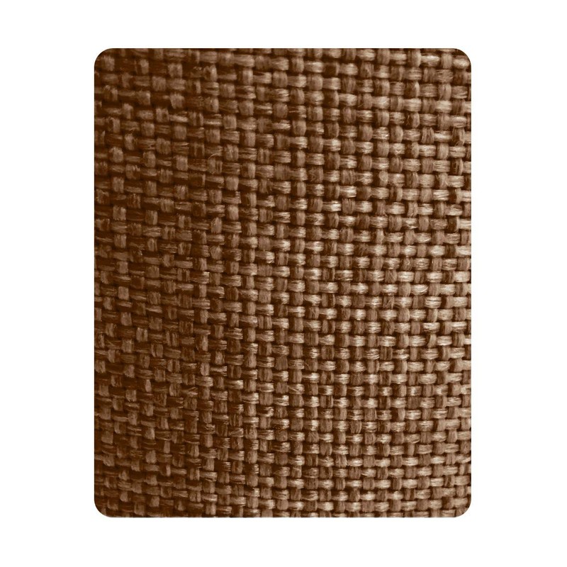 12x14x10" SLIP UNO FITTER Hardback Drum Lamp Shade Chocolate Burlap