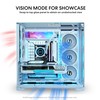 Lian Li O11Vision Compact White-Steel-Tempered Glass ATX Mid Tower Computer