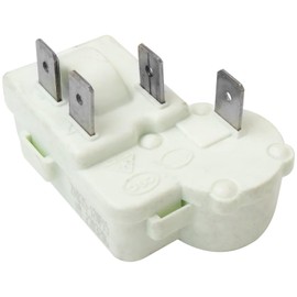 Refrigerator Freezer Compressor PTC Starter Relay, 4 Pins Over Load Protector Accessories Compatible for Haier/Panasonic/Siemens ZHB69-135P4.7, White GruDawu Update