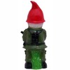 Rakso Soldier Gnome, 19", Large UV Resistant Lawn Ornament