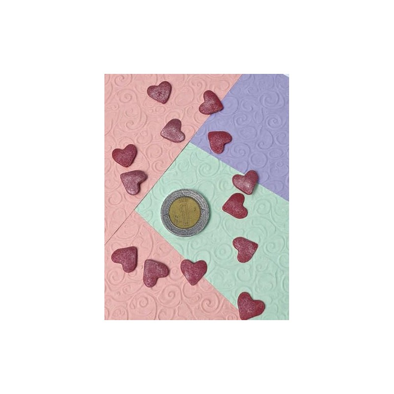 Granillo Comestible para Decoración de Postres, Tema San Valentín, Perlas