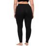 Ulla Popken, Damen, große Größen, Leggings,Schwarz,58W / 60L