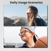 HEBEILF 3 Pcs Glasses Strap-Adjustable Eyeglass Holders for Men, Women,