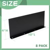 Memrita 8 Pcs Gutter Valley Splash Guards Roof Rain Diverter,