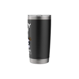 Cute Kawaii Raccoon Sorry I'm Late I Was Eating Ramen Stainless Steel Insulated Tumbler