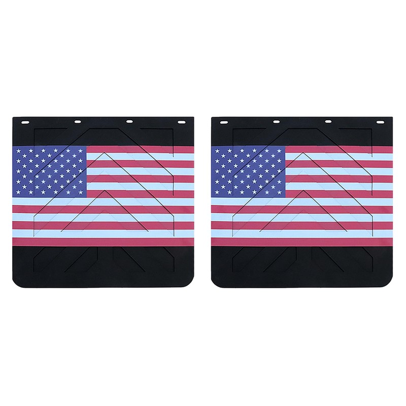 RILONH American Flag Mud Flaps for Semi Trucks PVC Polymer