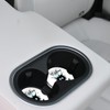 Car Coasters 2 Pack, Small 2.56" Ceramic Stone & Non-Scratch