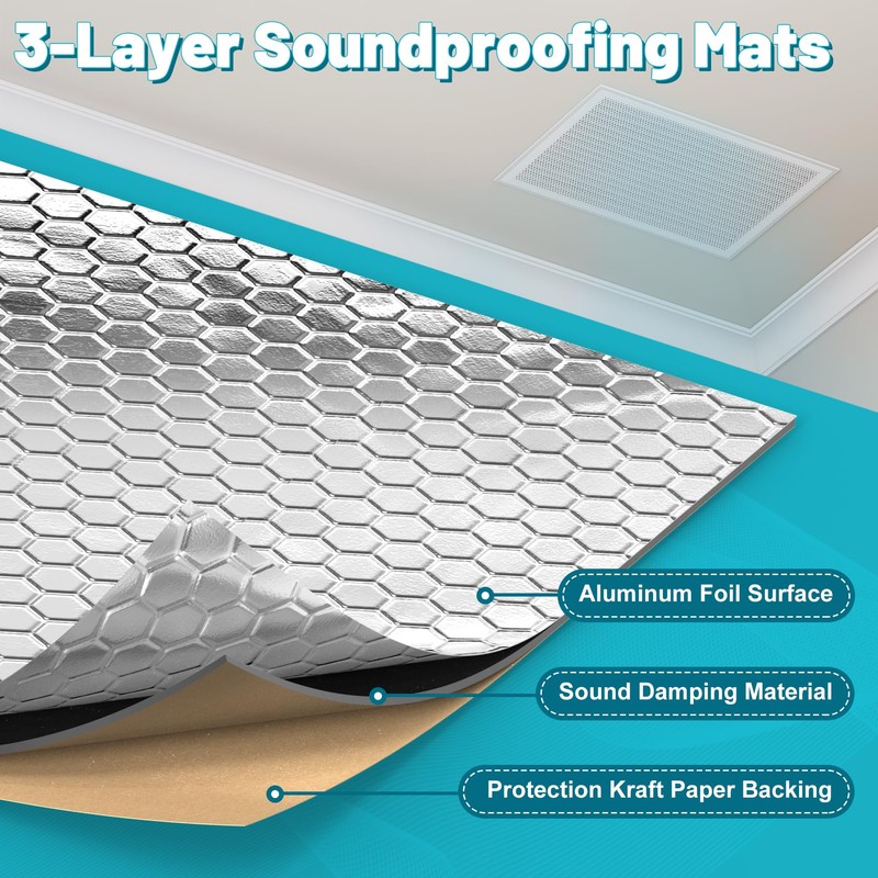 Chiligent Sound Deadening Kit for Vent, Vibration Damping and Noise