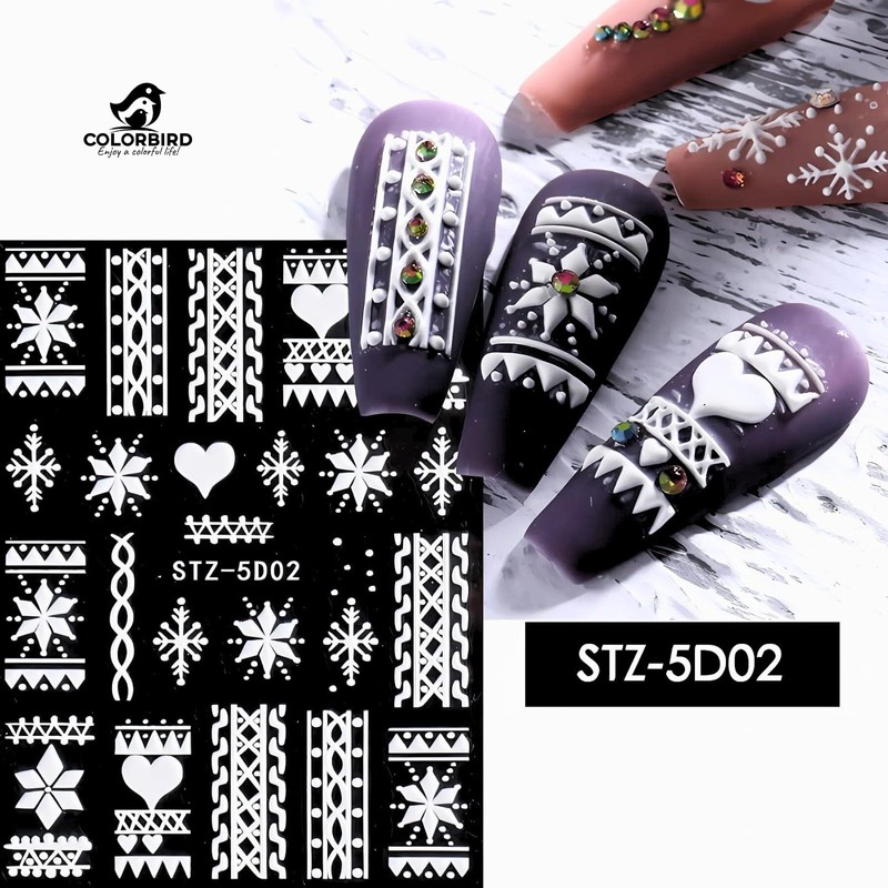 COLORBIRD STZ-5D01-3 Christmas Parts, Snowflake, Cute, Snowflake, 3D