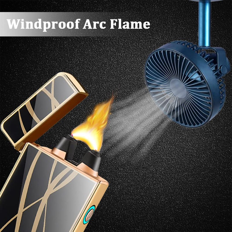 RSBYE Cool Electric Lighters Plasma Lighters Big Flame Lighter USB