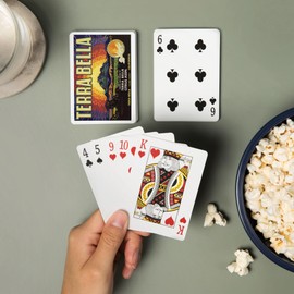 Terra Bella Brand, Terra Bella, California, Citrus Crate Label (52 Playing Cards, Poker Size Card Deck with Jokers)