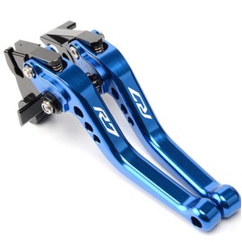 For Yamaha R7 YZF-R7 2021-2024 2025 Short Brake Clutch Lever CNC Aluminum Alloy Accessories (Black) (Blue)