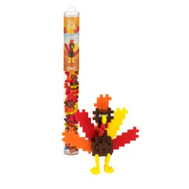 PLUS PLUS – Mini Maker Tube – Turkey – 70 Piece, Construction Building Stem Toy, Interlocking Mini Puzzle Blocks for Kids