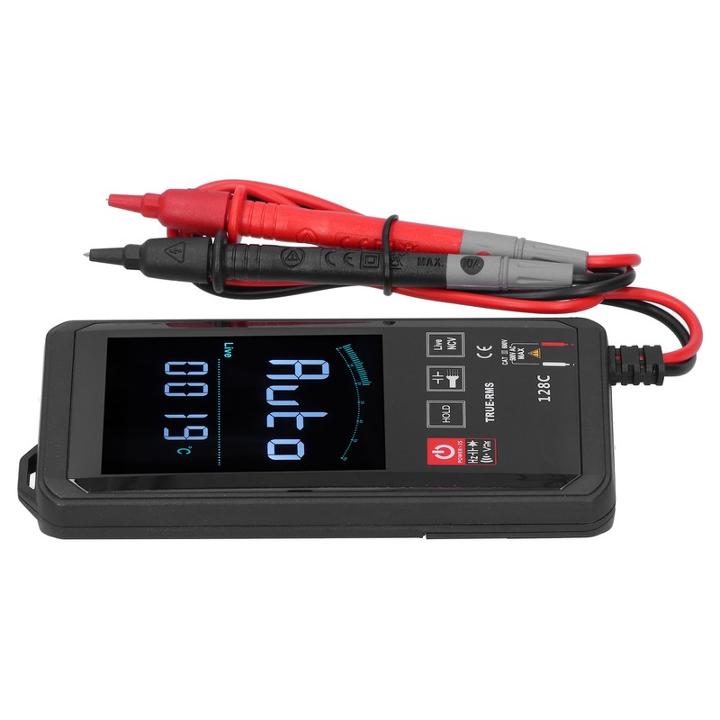 HY128C Intelligent Multimeter Touch Screen Digital Multi Display Frequency Temperature