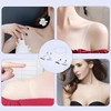 WOMLEX 3 Pairs Bra Straps, Ultra Fine Bra Straps, Transparent