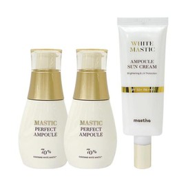Mestina 매스티나 앰플 시즌3 화이트 매스틱 퍼펙트 25ml 2개+선크림 40ml Mastina Ampoule Season 3 White Mastic Perfect 25ml 2 pcs + Sunscreen 40ml