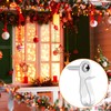 HiGift 36 Pack Light Hanger Hooks, White Stainless Steel Screw