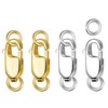 8PCS Solid Sterling Silver 925 Lobster Claw Clasps with Jump