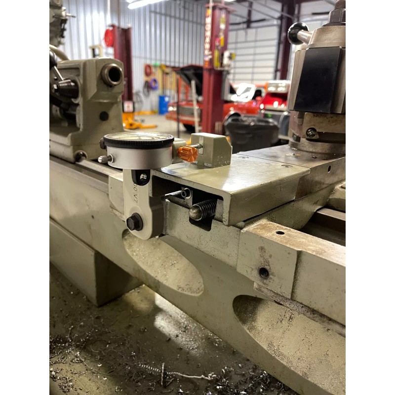 KD3Dprinttech Clausing 5900 Metal Lathe, Cross Slide Dial Indicator Holder