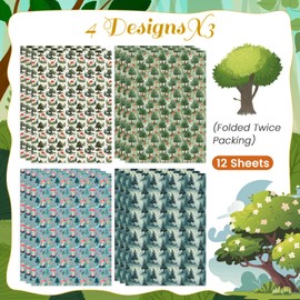 Pineraap - Papel de regalo para amantes de la naturaleza, cumpleaños, baby shower, 20 x 28 pulgadas