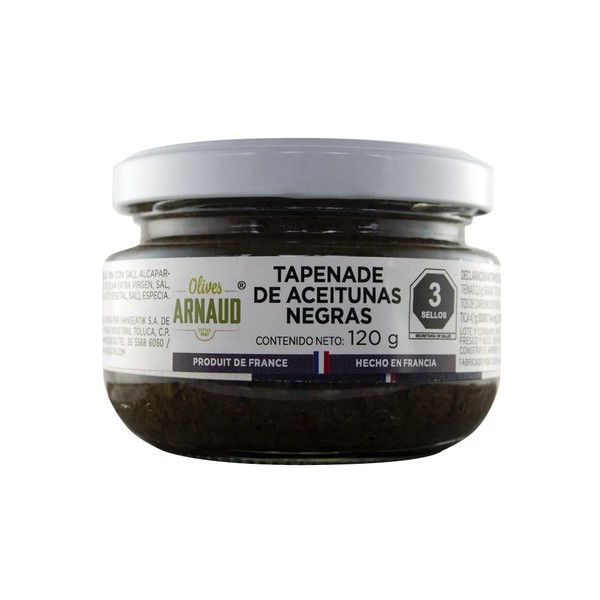 Olives Arnaud - Tapenade De Aceituna Negra, 120 G