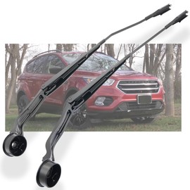 RigidWire 1 Pair Front Windshield Wiper Arm Kit Noiseless Rust Protection Fits Compatible with 2013-2019 Ford Escape Replaces OE CJ5Z17527A CJ5Z17527B 43513 43514