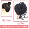 Dybst Claw Synthetic Hair Bun Messy Curly Wavy Hair Bun