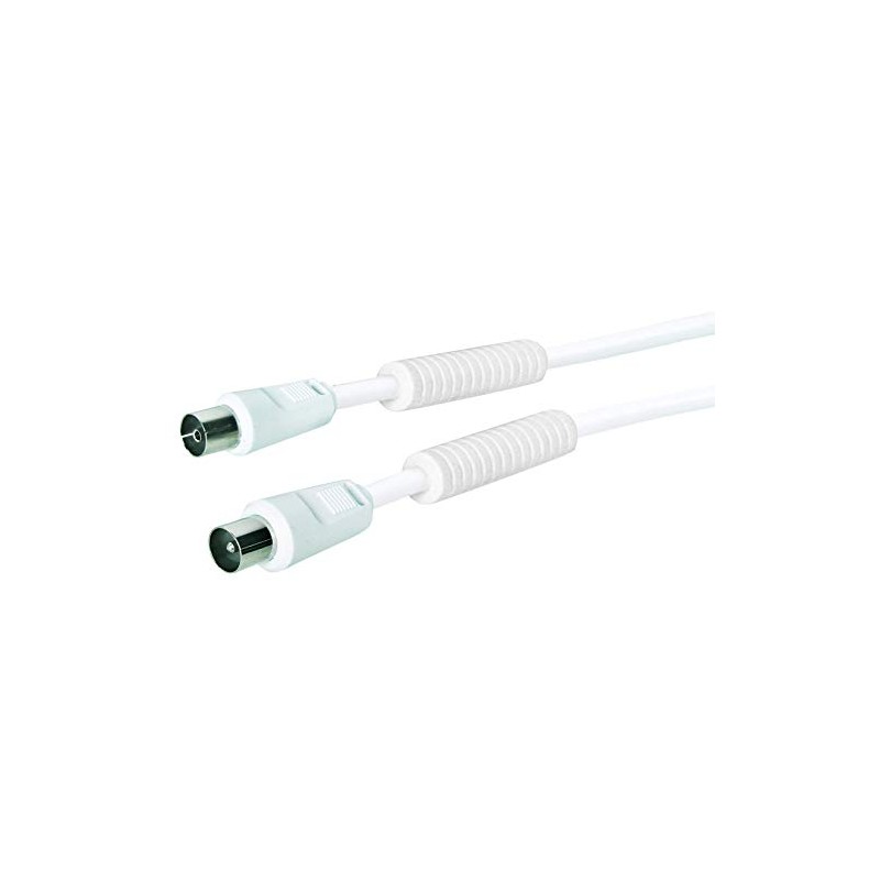 Schwaiger KVKF50 532 Antenna Cable 90dB Ferrite 5 m White