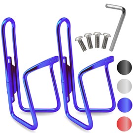 HiLo sports set of 2 bicycle bottle holders, 4 screws and tools, 4 colours.