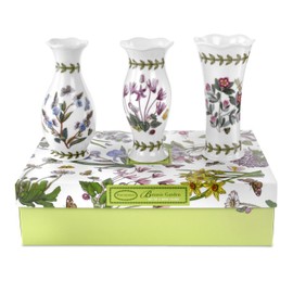 Portmeirion Botanic Garden Vases, Mini, Set of 3