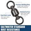 Ball Bearing Swivels - 20pcs/Pack High Strength Stainless Steel Ball