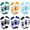 Suhine 6 Pairs Inspirational Athletic Running Sock Set Multicolored Inspirational