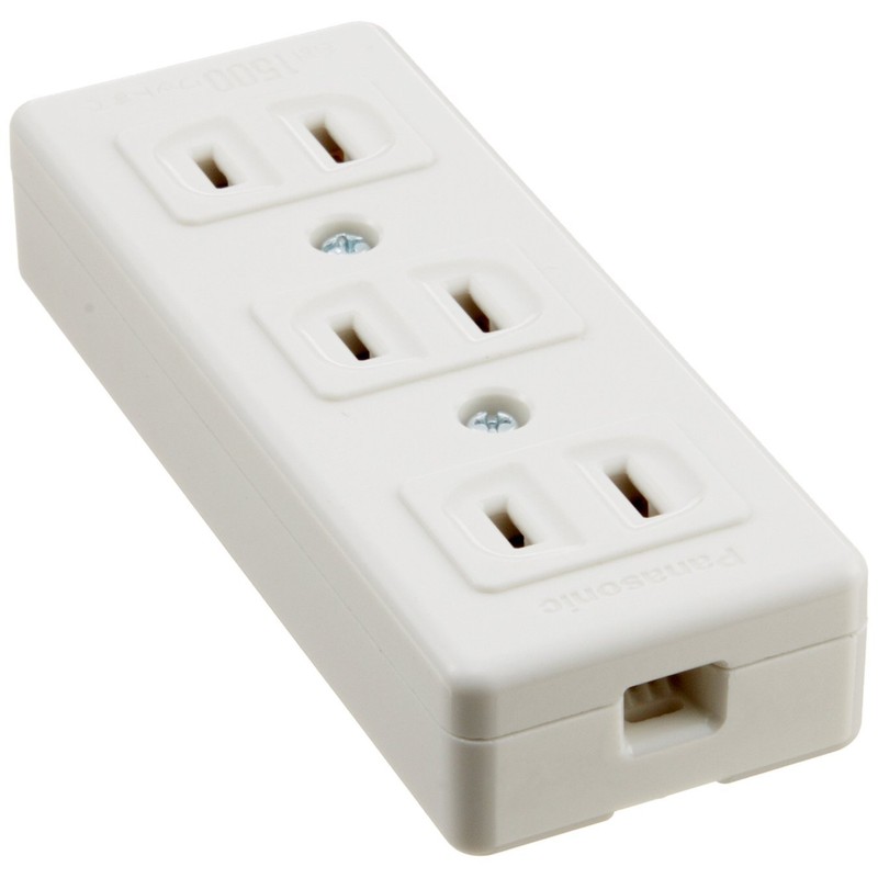 Panasonic Better Table Tap, WH2164KW, White, 4 Outlets