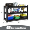 Rufokisa 48" W 3-Tier Garage Shelving Heavy Duty, 1680LBS Loads