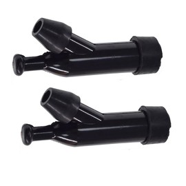 Tuckaner 2 x Spark Plug Cap Boots for HONDA GX120 GX160 GX200 GX240 GX340 GX390 Engine Honda 3813 Replace 30700-ZE1-000 30700-ZE1-013 30700-ZE1-015, black