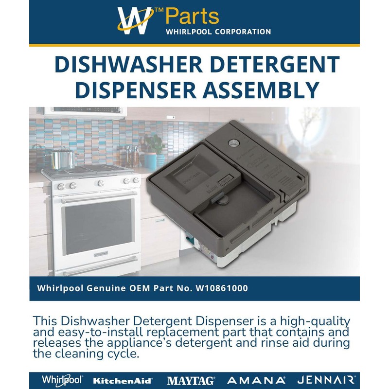 Whirlpool W10861000 Detergent Dispenser