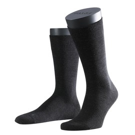 FALKE Functional Sensitive Berlin Men's Socks, Grey (Anthracite Blend-3080)