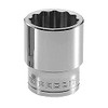 Facom SC.S Socket 0.5-Inch 12-Sided 18 mm Rouge et Noir