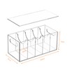 YUNEASELF Acrylic Belt Organizer Holder for Closet with Dust Cover