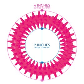 Spiky Sensory Ring / Bracelet Fidget Toy (Pack of 3) - No BPA, Phthalate, Latex - Fidgets Toys / Stress Rings for Children and Adults - by Impresa Products