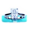 2Carat Radiant Cut White Moissanite Diamond Solitaire Engagement Ring (4)